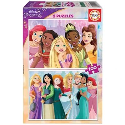 Image de Educa Puzzle 2x100 Disney Princess