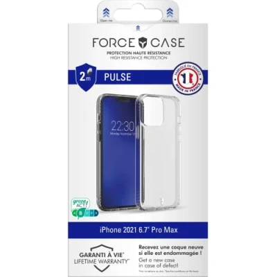 Afbeelding van Force Case, Versterkte hoes Geschikt voor Apple iPhone 13 Pro Max PULSE, Transparant