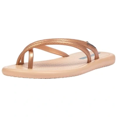 Afbeelding van Ipanema Meu Sol Mais Rast AD teenslippers voor dames, elegante zomerschoenen, Beige