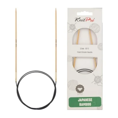 Afbeelding van KnitPro Bamboe rondbreinaalden 60cm 2.50mm 3st