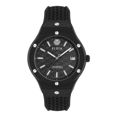 Afbeelding van Philipp Plein Underdog PWUFA0325 Horloge Siliconen Zwart Ø 44 mm