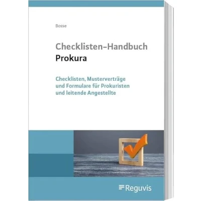 Afbeelding van Checklisten Handbuch Prokura