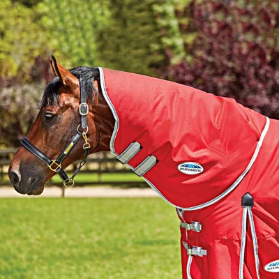 Afbeelding van Weatherbeeta Lite Neck Rug Comfitec Classic Red/Silver/Navy Cob