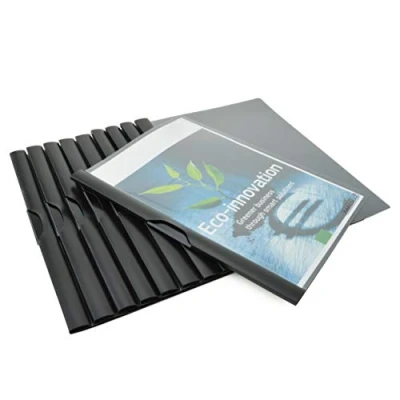 Afbeelding van Rapesco 1595 Eco presentatiemap met clip, A4, zwart, 10 stuks