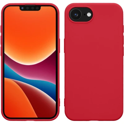 Afbeelding van kwmobile telefoonhoesje geschikt voor Apple iPhone 16e Hoesje smartphone Back cover in mat roze