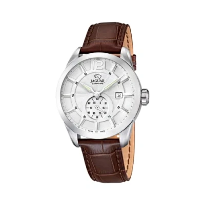 Afbeelding van Jaguar Acamar Horloge, Heren, Maat: One Size, White