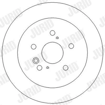 Afbeelding van JURID 562276JC Remschijf 291 12 5 114,3 volledig Gecoat Zonder schroeven TOYOTA: Avensis Verso