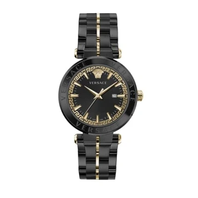 Afbeelding van Versace VE2F00621 horloge mannen Roestvrij Staal zwart
