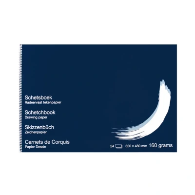Afbeelding van Schetsboek Papyrus 320x480mm 160gr 24vel