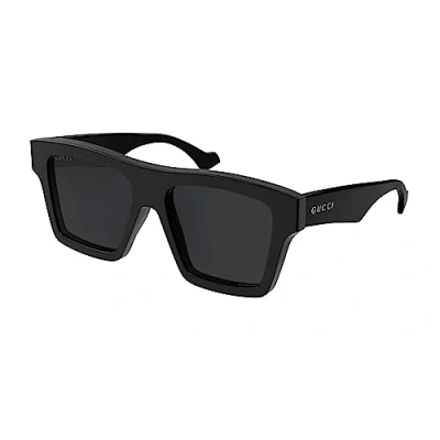 Afbeelding van Gucci Unisex Zonnebril, Maat: 56, Black/grey