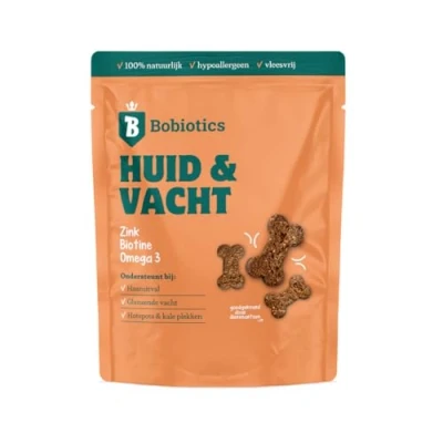 Afbeelding van Huid &amp; Vacht Supplement Voor Honden Met Omega 3, Biotine Zink 100% Natuurlijk Tegen Jeuk, Haaruitval Droge Glanzende Gezonde 60 Snacks