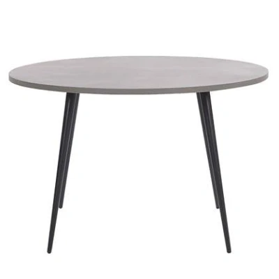 Afbeelding van ODEON Eettafel Grijs 120 x cm MDF