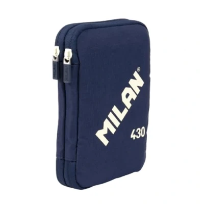 Afbeelding van MILAN® Pennenetui met 2 etages inhoud MILAN 430 sinds 1918, blauw