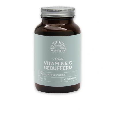 Afbeelding van Mattisson Vitamine C gebufferd 1000 mg Calcium Ascorbaat 90 tabletten
