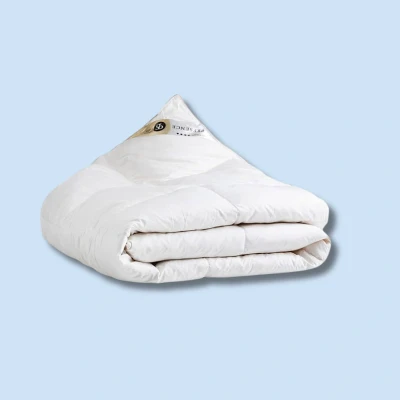 Afbeelding van Enkel Dekbed 100% Eendenveren 200x220 cm (Tweepersoons) Presence 400 gram Discounter.nl
