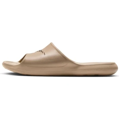 Afbeelding van Nike Sportswear Victori ONE Slide Badslippers, Heren, Maat: 47.5, Khaki/black Kunststof