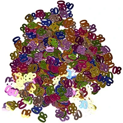 Image de Confetti 80 ans