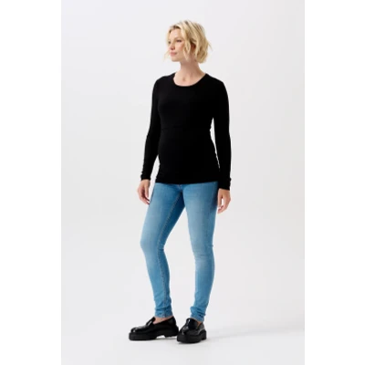 Image de Zwangerschapsbroek Jegging Ella Mid Blue Denim 27