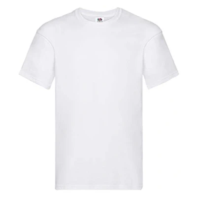 Afbeelding van Fruit of the Loom Origineel T shirt voor heren, Wit.