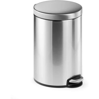 Afbeelding van Durable 340123 Prullenbak RVS Metallic zilver 1 stuk(s)