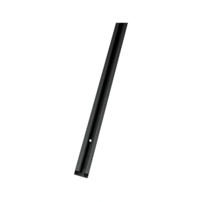 Afbeelding van 1 Fase spanningsrail 230 Volt opbouw zwart meter