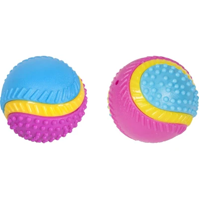 Afbeelding van Flamingo Hondenspeelgoed Senses Ball Multicolor 8 x cm