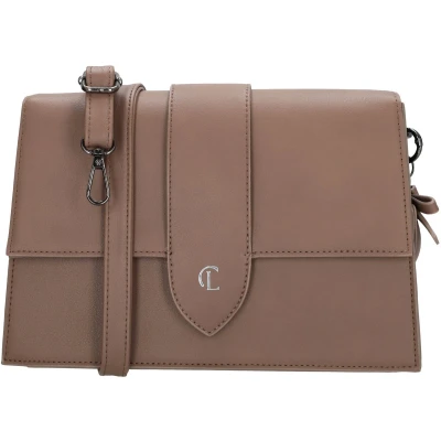 Afbeelding van Charm London Castle Hill Crossbodytas Schoudertas Verstelbare/Afneembare Schouderband Taupe