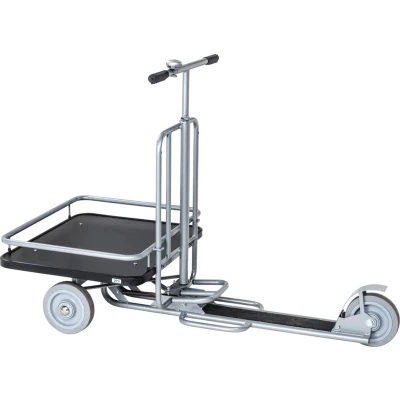 Afbeelding van Kongamek Scooter bedrijfsstep met laadplatform Grijs x