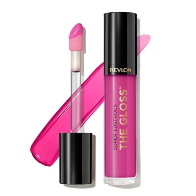 Afbeelding van Revlon Super Lustrous Lipgloss met hydraterende romige formule, doordrenkt agave, moringa olie en Cupuacu boter, Pink Obsessed (232)