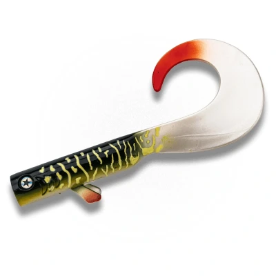 Afbeelding van LMAB Drunk Twister Softbait Esox Emil 16cm (2 Stuks) Shad