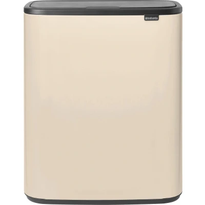 Afbeelding van Brabantia Bo Touch Bin Prullenbak 60 liter Soft Beige