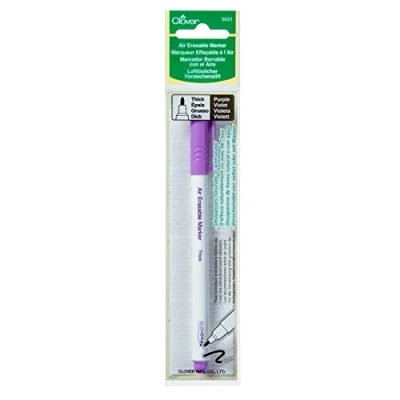 Afbeelding van Clover 5031 Thick Air Erasable Marker with Eraser droogt aan de lucht of met water