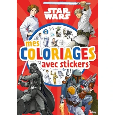 Afbeelding van STAR WARS MES COLORIAGES AVEC STICKERS