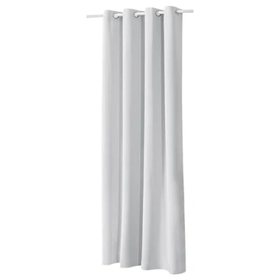 Afbeelding van WOLTU VH5878ws Verduisteringsgordijn, thermogordijn, verduisteringsgordijn voor ramen, woonkamer, zonnegordijn met roestvrijstalen ogen slaapkamer, 1 stuk, wit, 135 x 225 cm