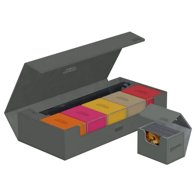 Afbeelding van Ultimate Guard SuperHive Flip Case 550+ Monocolor Grey
