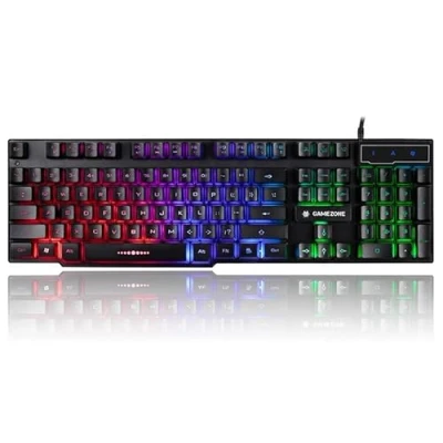 Afbeelding van GAMEZONE® Toetsenbord Verlicht USB 12 Sneltoetsen