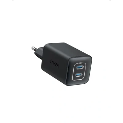 Afbeelding van Anker 47W USB C oplader, 523 (Nano 3), GaN compacte 2 poorts snellader voor iPhone 15/15 Plus/15 Pro/15 Pro Max/14, Galaxy, Pixel 4/3, iPad/iPad Mini (kabel niet inbegrepen)