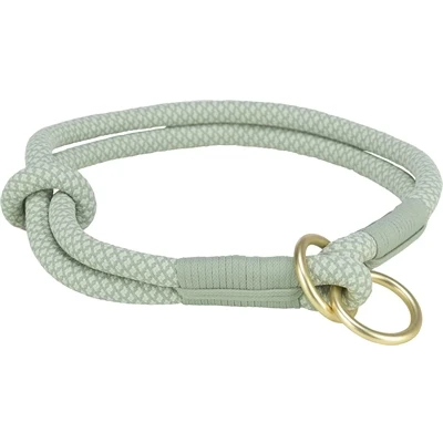 Afbeelding van Trixie Halsband Hond Soft Half Slip Saliegroen / Mint 55X1 CM