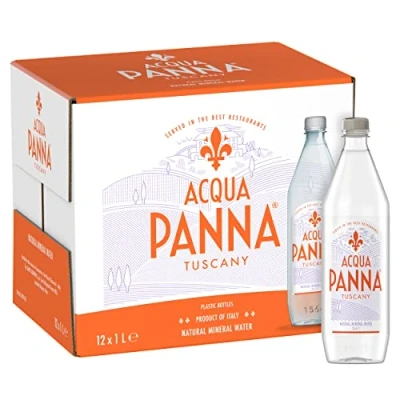 Afbeelding van Acqua Panna, Set van 12 natuurlijke waterflessen 1 liter