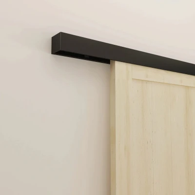 Afbeelding van Schuifdeur Systeem Modern Zwart 200cm