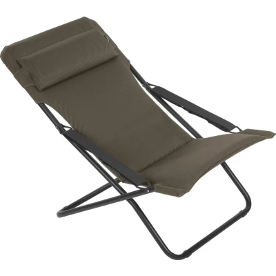 Afbeelding van Lafuma Transabed Air Comfort Loungestoel Verstelbaar Inklapbaar Taupe