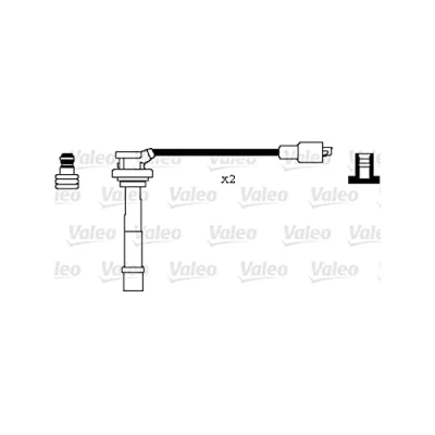 Afbeelding van Valeo Bougiekabelset 346079