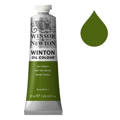 Image de Winsor &amp; Newton Winton peinture à l&#039;huile (37 ml) 599 vert de vessie