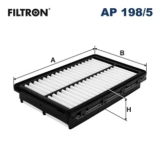 Afbeelding van FILTRON AP 198/5 Luchtfilter 46,5 161 278 Filter insert KIA: Sorento IV, HYUNDAI: Santa Fé IV
