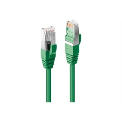 Image de Lindy Cordon de raccordement RJ 45 (M) pour 1 m 6 mm SFTP, PiMF CAT 6a sans halogène, crochet vert