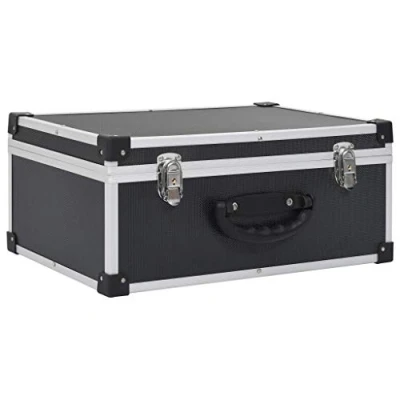 Afbeelding van Cd koffer voor 60 cd&#39;s aluminium ABS zwart