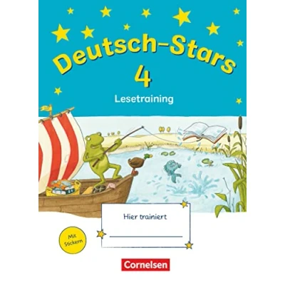 Afbeelding van Deutsch Stars Allgemeine Ausgabe 4. Schuljahr: Lesetraining Übungsheft Mit Lösungen