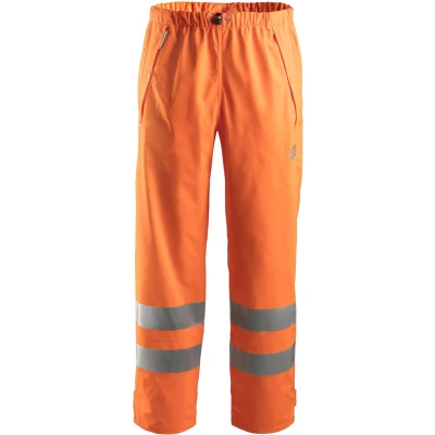 Afbeelding van SNICKERS 8243 PU Hi Vis regenbroek hoge zichtbaarheid (oranje) 82435500003