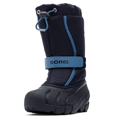 Afbeelding van Sorel Childrens Flurry Unisex Snowboots voor kinderen, Maat: 27, Collegiate navy/atmosphere Kunststof/ textiel