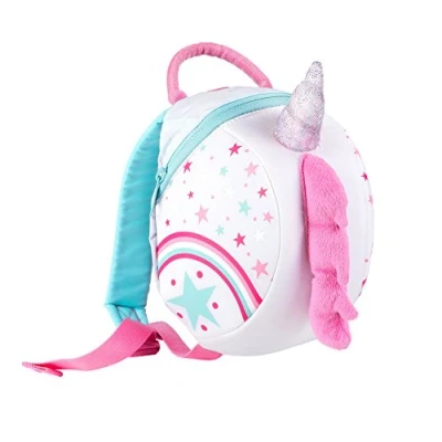 Afbeelding van Littlelife Rugzak Met Riem Unicorn 2 Liter Polyester Wit/roze